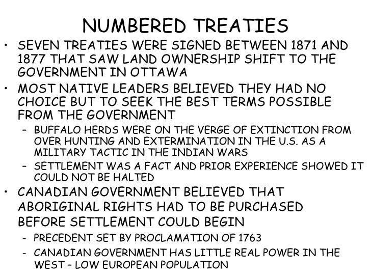 Nwmp & Treaties
