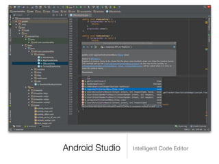 Android Studio Intelligent Code Editor
 