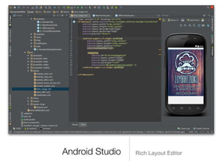 Android Studio Rich Layout Editor
 