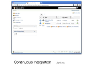 Continuous Integration Jenkins
 