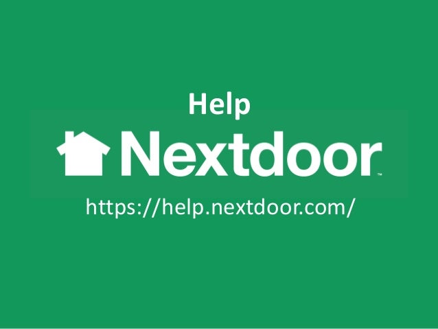 Nextdoor by Fereshteh M.