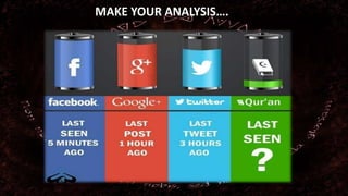 MAKE YOUR ANALYSIS….
 