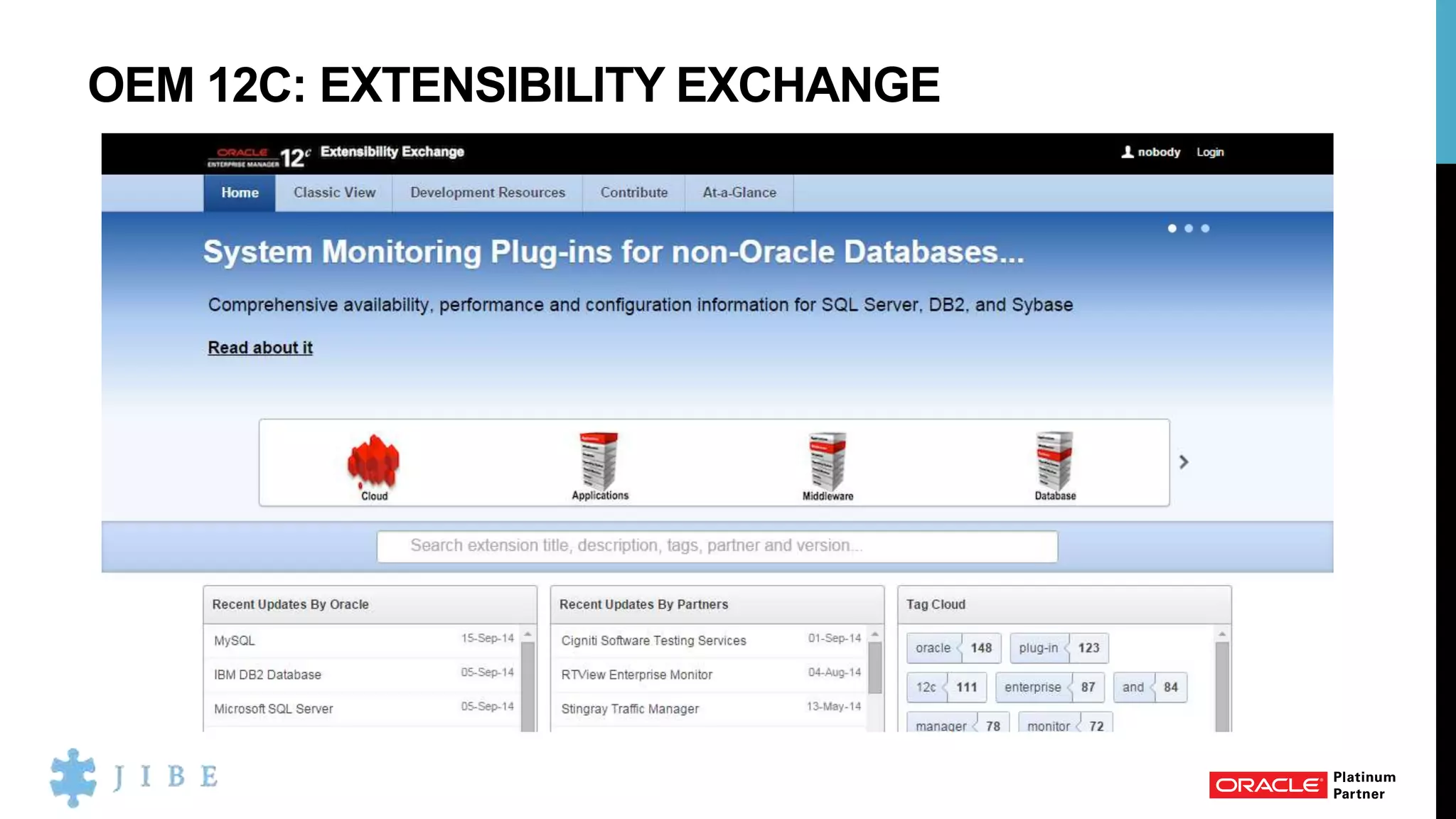 OEM 12C: EXTENSIBILITY EXCHANGE
 