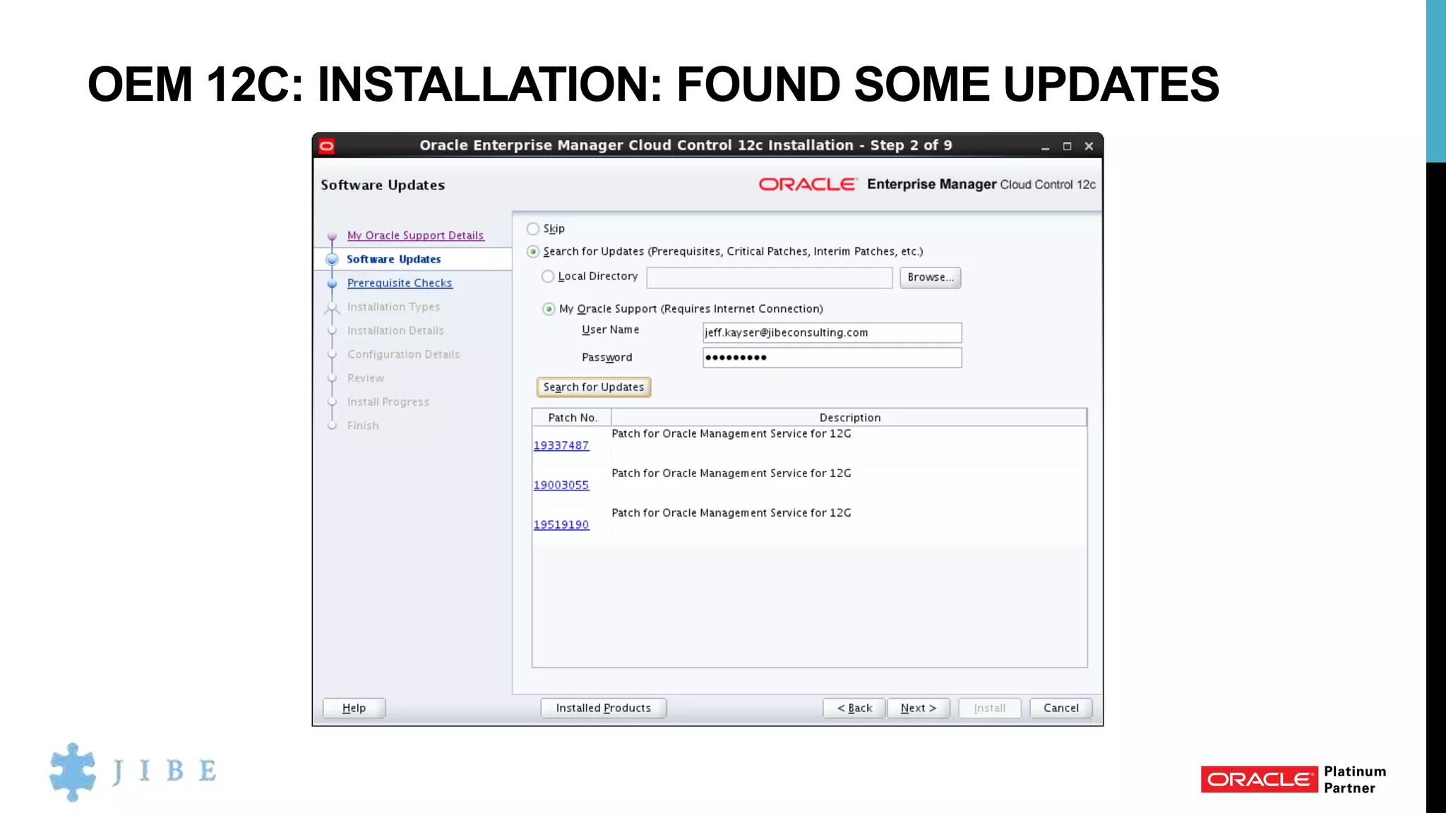 OEM 12C: INSTALLATION: FOUND SOME UPDATES
 