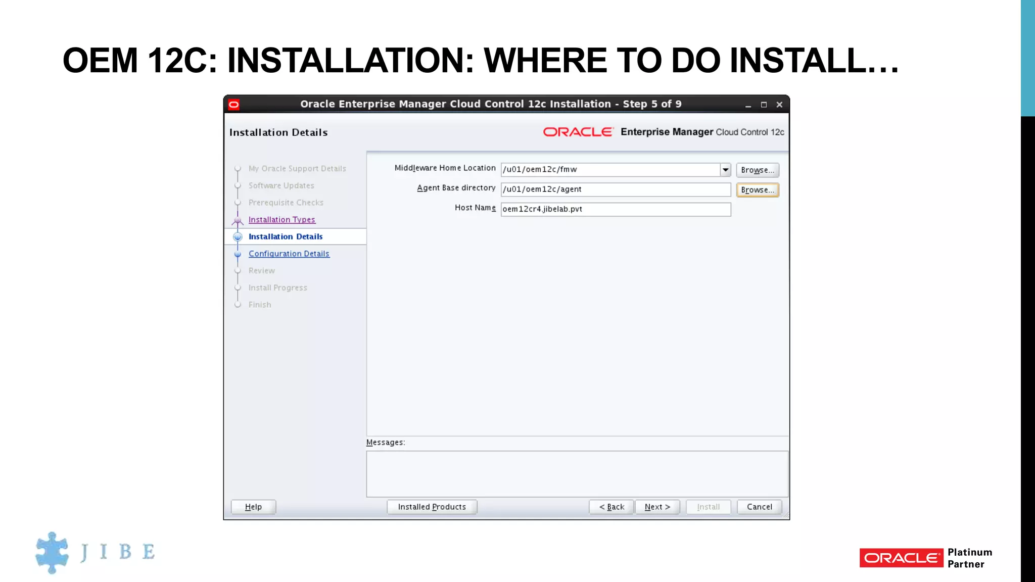 OEM 12C: INSTALLATION: WHERE TO DO INSTALL…
 