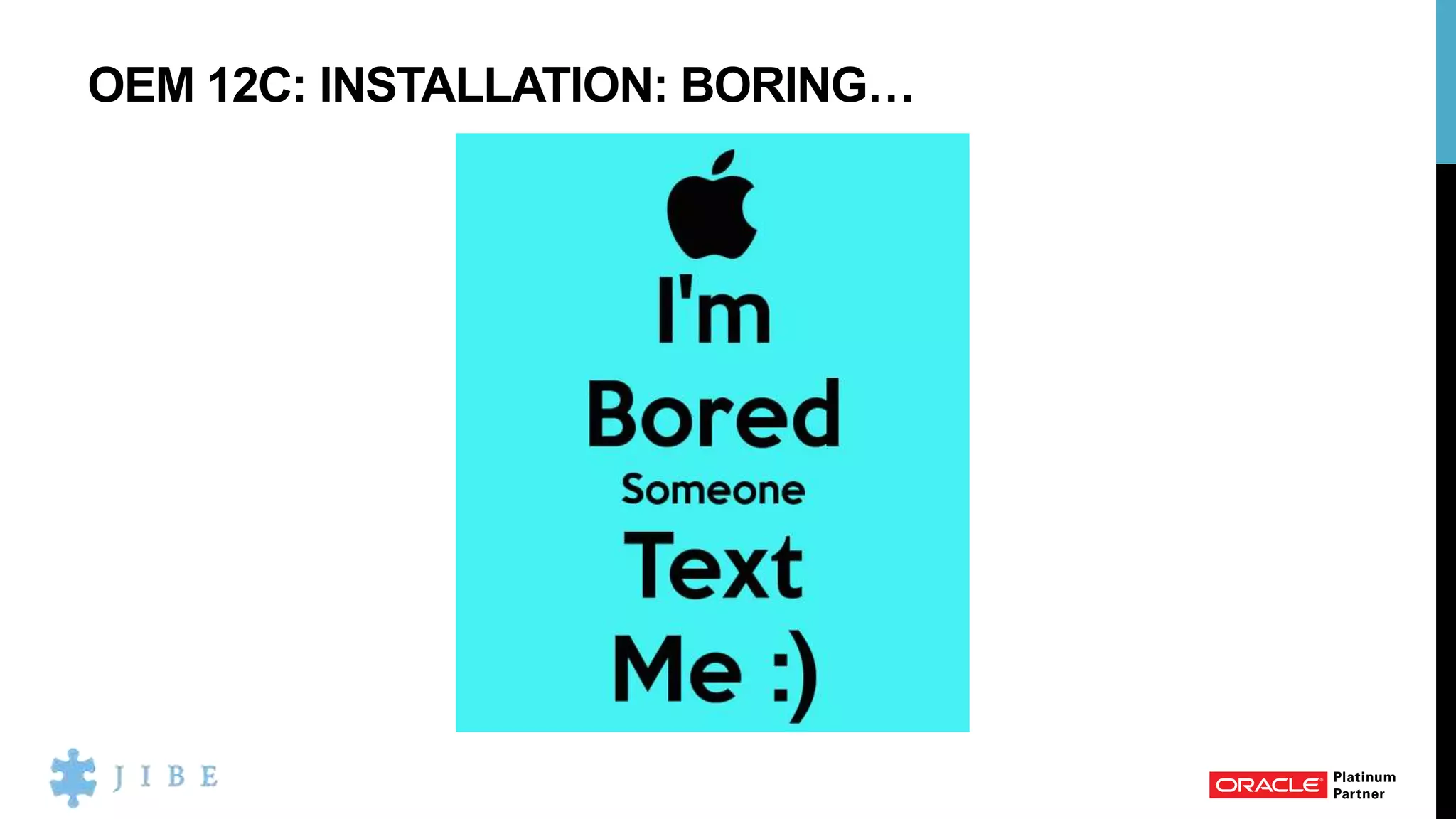 OEM 12C: INSTALLATION: BORING…
 