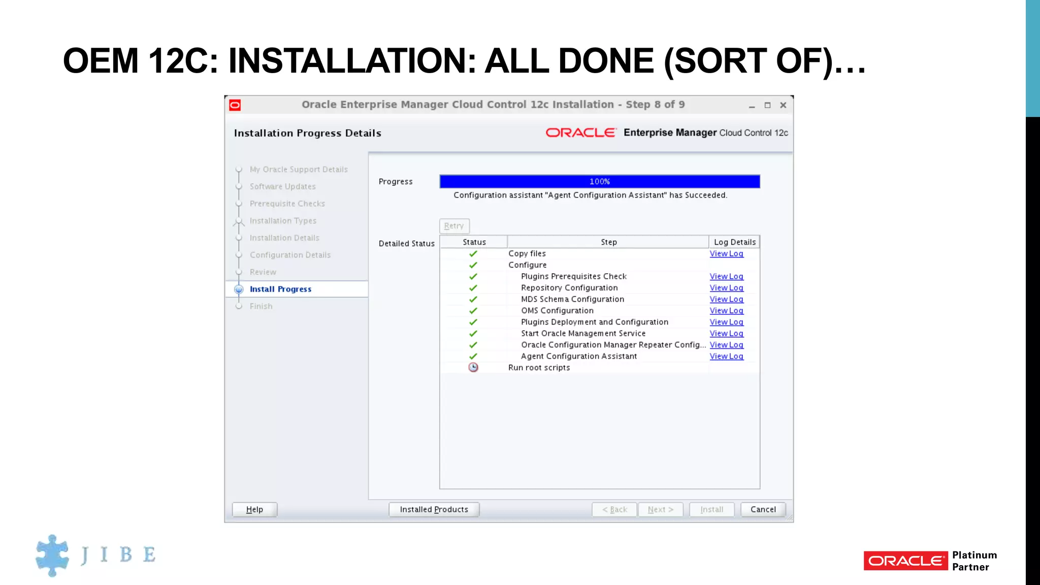 OEM 12C: INSTALLATION: ALL DONE (SORT OF)…
 