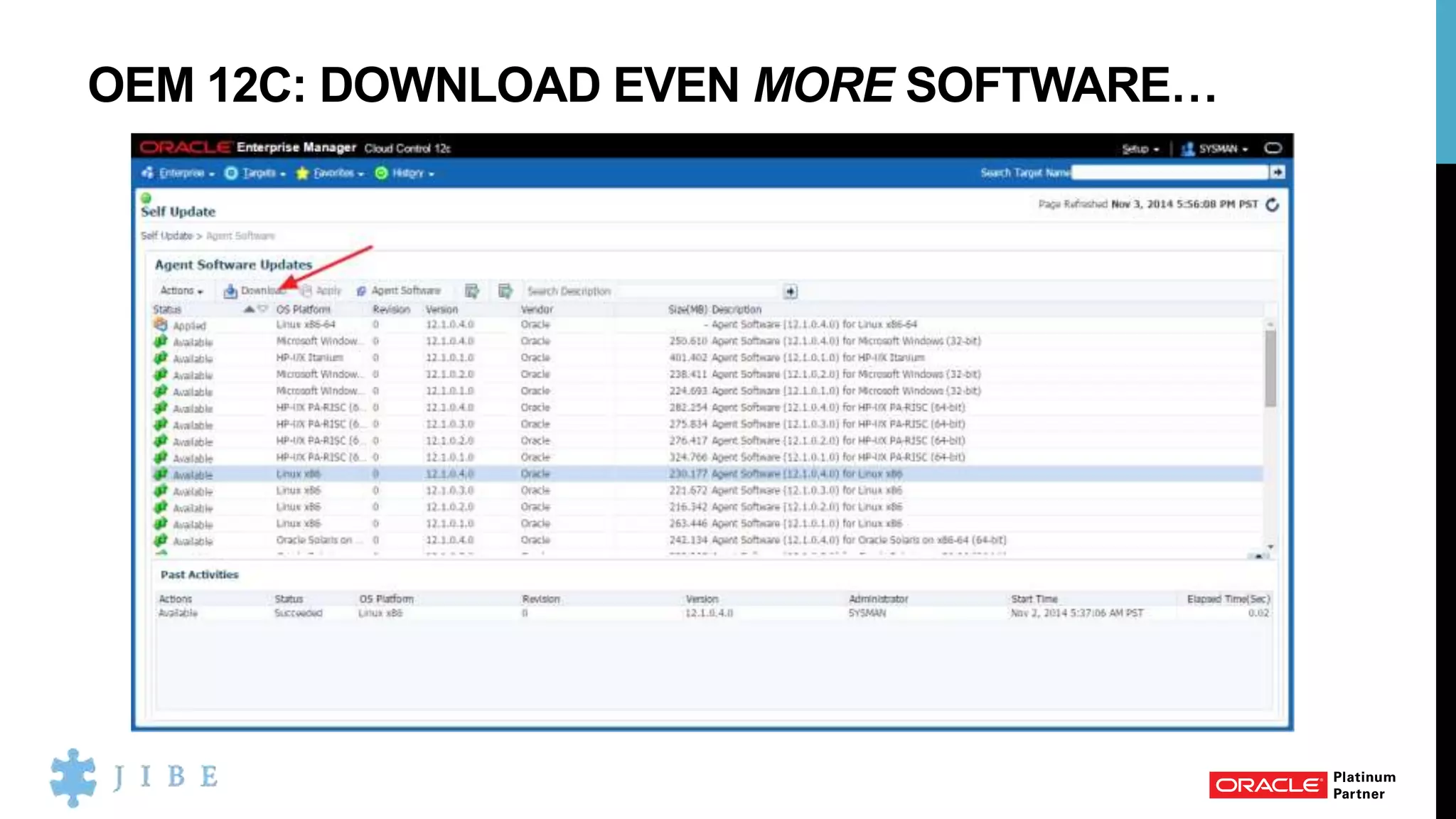 OEM 12C: DOWNLOAD EVEN MORE SOFTWARE…
 