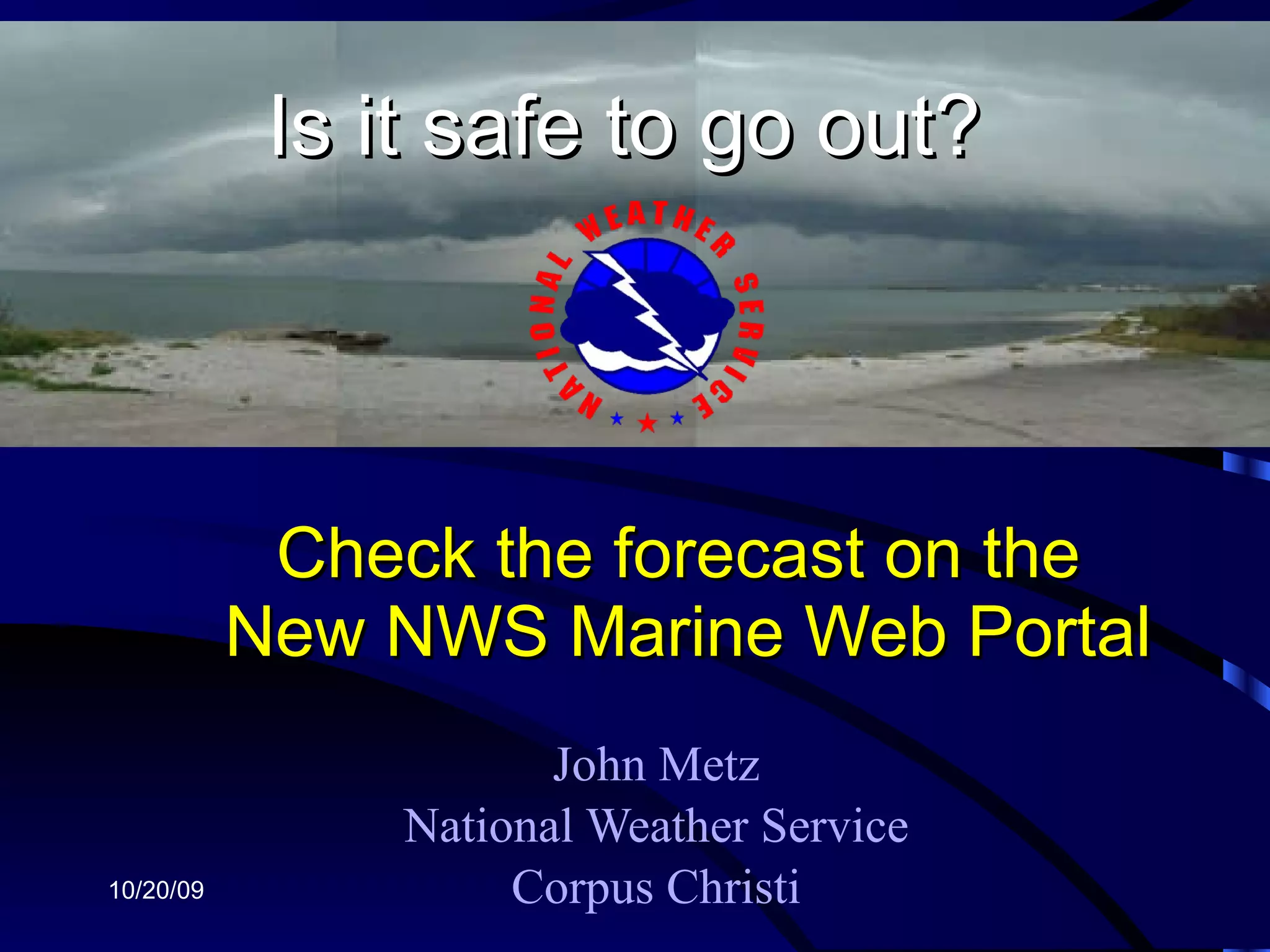 Nws Marine Forecast - hrum51y
