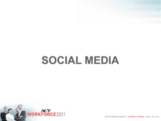 At work, does your organization
           use social media?

11


8


6


3


0
       Yes        Somewhat       No
 