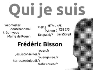 Conférence #nwxtech5 : Drupal et OpenLayers par Frédéric Bisson