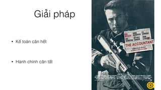 Giải pháp
• Kế toán cân hết
• Hành chính cân tất
THE ACCOUNTANT
 