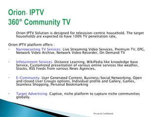 Private & ConfidentialSingle Hotel Infrastructure