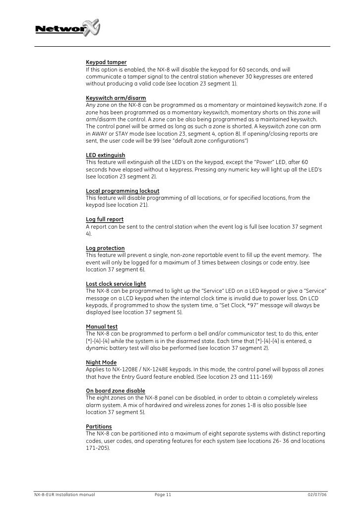 How To Program Caddx Nx 8 Stop