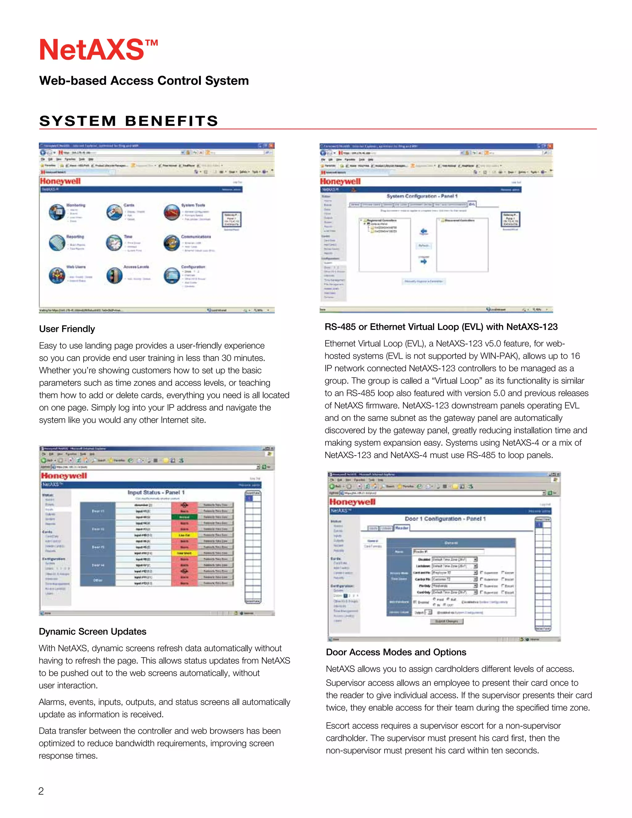 Honeywell Access NXC1 Data Sheet | PDF