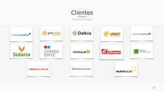 Clientes
Productores Solares
25
 