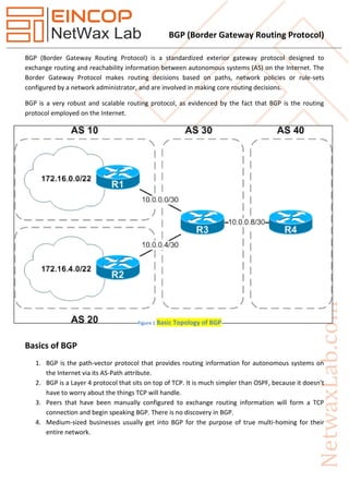 BGP (border gateway routing protocol) | PDF | Internet | Computing