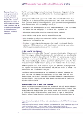 The Transatlantic Trade and Investment Partnership | PDF