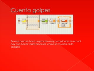 En este paso se hace un proceso muy complicado en el cual
hay que hacer varios procesos como se muestra en la
imagen.