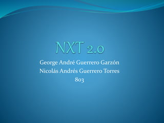 George André Guerrero Garzón 
Nicolás Andrés Guerrero Torres 
803 
 