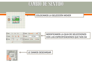 COLOCAMOS LA SELECCIÓN MOVER
MODIFICAMOS LA QUIA DE SELECCIONES
CON LAS ESPECIFICACIONES QUE NOS DA
LE DAMOS DESCARGAR
 
