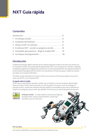 NXT Guía rápida | PDF