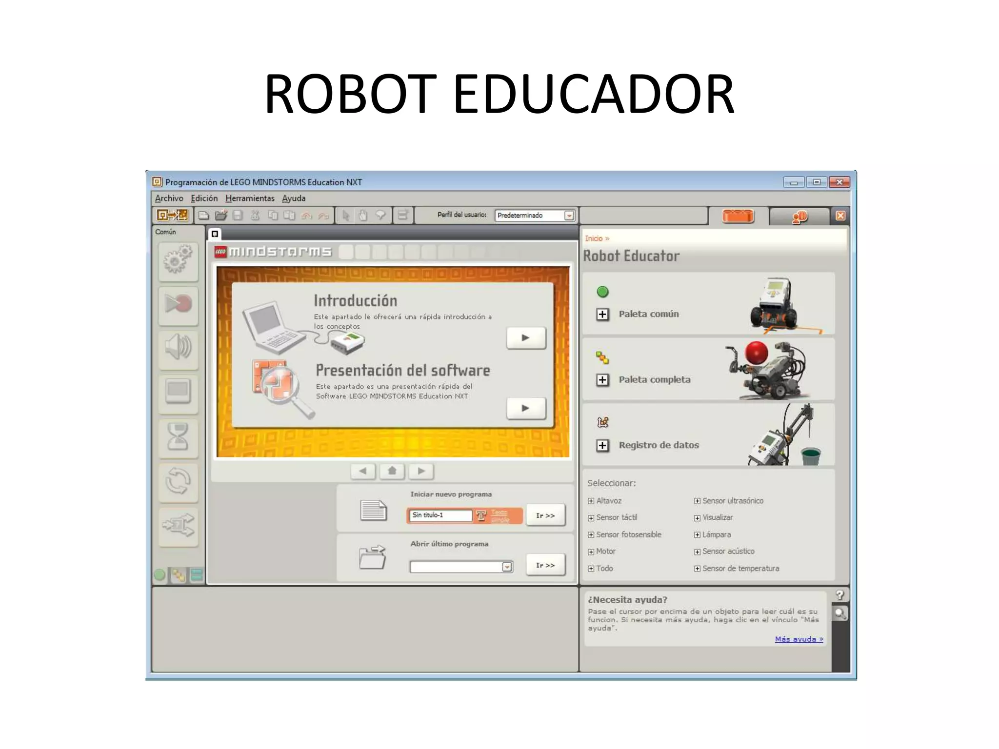 ROBOT EDUCADOR