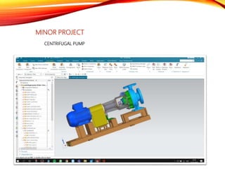 MINOR PROJECT
CENTRIFUGAL PUMP
 