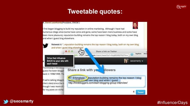 How to get influencers help in content marketing and vice versa Slide 29