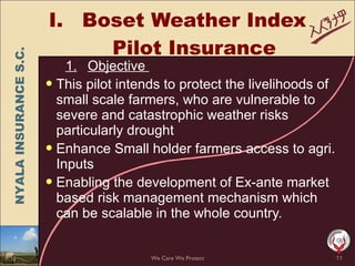 Weather insurance in practice, Ethiopia 