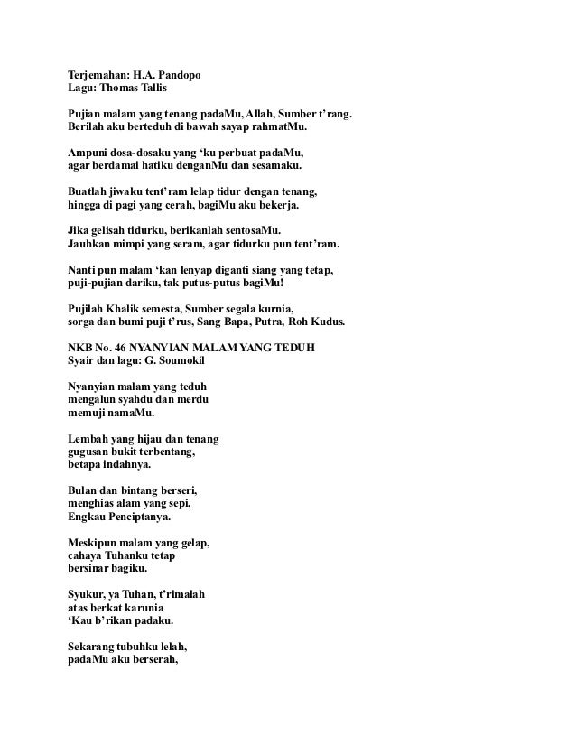 Nyanyian Kidung Baru Nkb