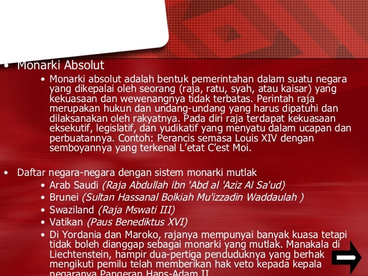 Sistem Pemerintahan di Berbagai Negara