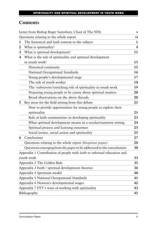 NYA Spirituality and Spiritual Development in Youth Work | PDF