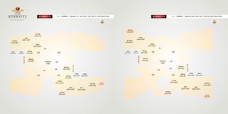 C1 - CARNIC - Typical 1st, 3rd, 5th, 7th, 9th & 11th Floor Plan

ETERNITY II

C1 - CARNIC - Typical 2nd, 4th, 6th, 10th & 12th Floor Plan

ETERNITY II

Sit-Out
11'0"x 5'6"

Sit-Out
11'0"x 7'0"
M. Bed
11'0'x 14'6"

Bed
10'0"x 12'6"
Living
11'0"x 16'0"

Living
11'0"x 16'0"

Up

Up

Kitchen
8'9"x 8'0"

Entrance
Lobby

Up
102

Toilet
8'0"x 5'0"

104

103

Toilet
7'6"x 5'0"
Utility 3'0" Wide

Dining
5'6"x 9'0"

Lift
Kitchen
10'3"x 8'0"

Lift

101

Dining
6'6"x 9'0"

Toilet
8'0"x 5'0"

Toilet
8'6"x 5'0"

Kitchen
8'9"x 8'0"

Entrance
Lobby

Lift

Sit-Out
5'6"x 11'0"

Kitchen
10'3"x 8'0"

Lift

202

M. Bed
11'6'x 16'6"
Bed
10’0”x 13’0”

204

203

Up

Living
11'0"x 16'0"

Sit-Out
7'0"x 7'0"

Dining
5'6"x 9'0"

Utility 3'0" Wide

Toilet
7'6"x 5'0"
Utility 3'0" Wide

Toilet
8'0"x 5'0"

201

Dining
6'6"x 9'0"

Utility 3'0" Wide

M. Bed
11'0'x 14'6"

Bed
10'0"x 12'6"

Toilet
8'0"x 5'0"

Toilet
8'6"x 5'0"

Living
11'0"x 16'0"

M. Bed
11'6'x 16'6"
Bed
10’0”x 13’0”

Bed
10’6”x 14’6”

Bed
10’6”x 14’6”

Sit-Out
8'9"x 7'0"
Sit-Out
11'0"x 5'6"

 