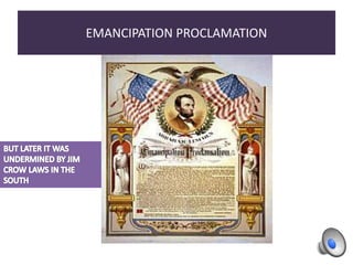 EMANCIPATION PROCLAMATION
 
