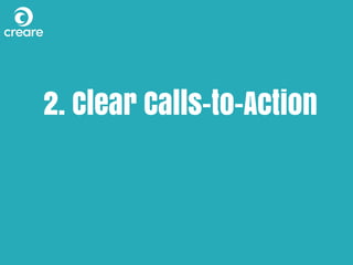 2. Clear Calls-to-Action
 