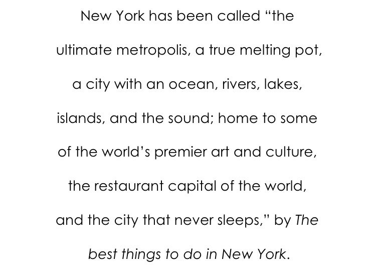 NYC Facts