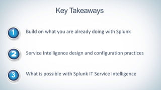 Building Service Intelligence with Splunk IT Service Intelligence (ITSI ...