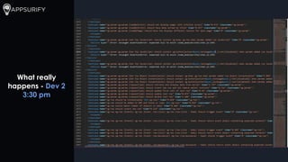 What really
happens - Dev 2
3:30 pm
 