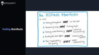Testing Manifesto
 