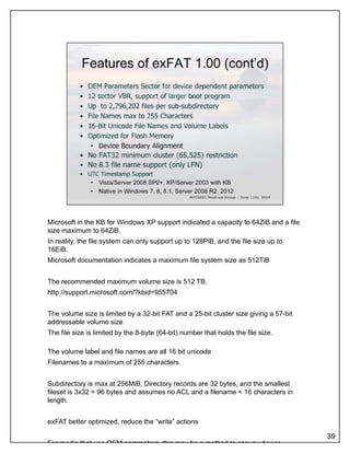 NYC4SEC - An Introduction to the Microsoft exFAT File System (Draft 2. ...