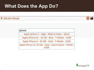 *
What Does the App Do?
 