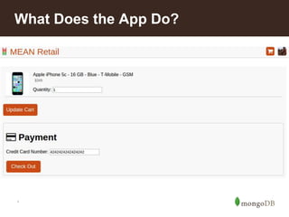 *
What Does the App Do?
 