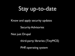 Hack Into Drupal Sites (or, How to Secure Your Drupal Site)
