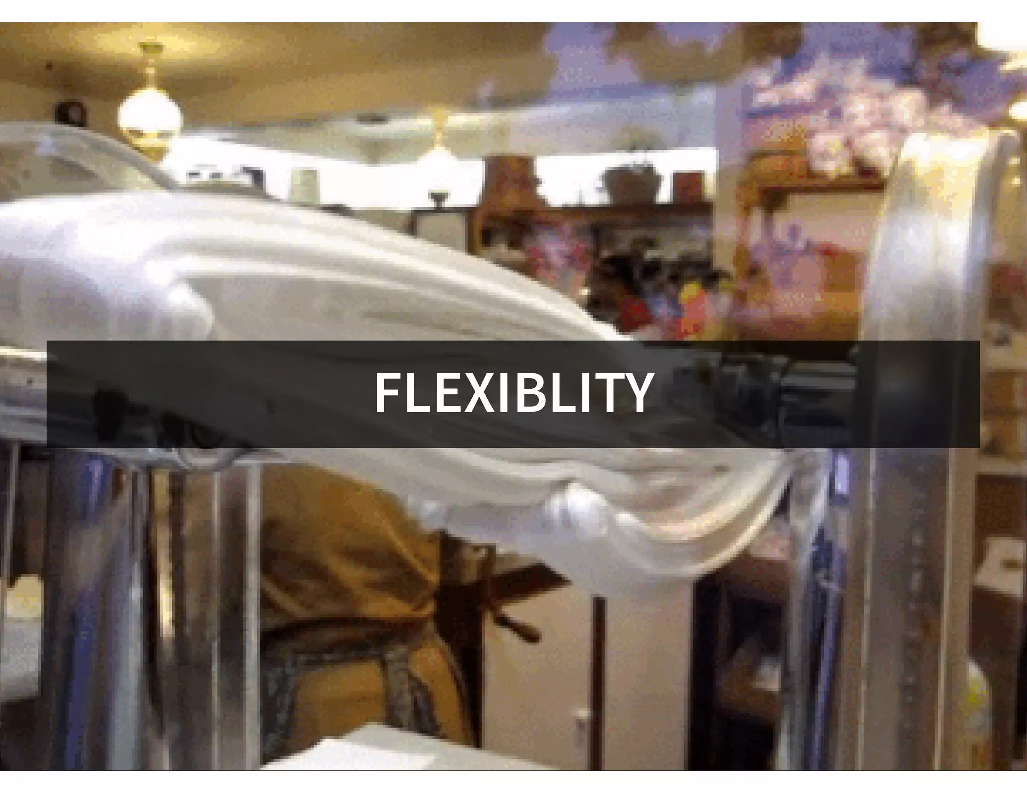 FLEXIBLITY
 
