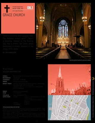 NYC City Guide to Sacred Spaces in New York City © Sacred Space International Sacred Space International / Tour Sacred Spaces