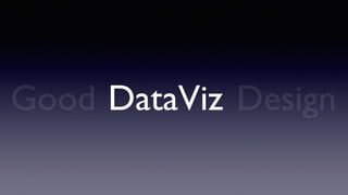 Good DataViz Design
 