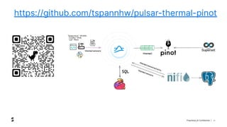 Proprietary & Confidential | 31
https://github.com/tspannhw/pulsar-thermal-pinot
 