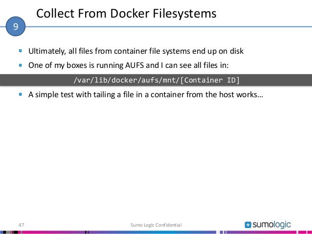 6 Million Ways To Log In Docker - NYC Docker Meetup 12/17/2014