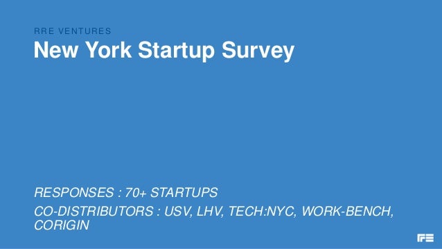 New York Startup Survey